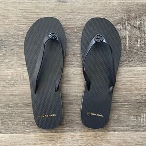 Tory Burch Navy Blue Flip Flop Sandals NWOT - Size: 7